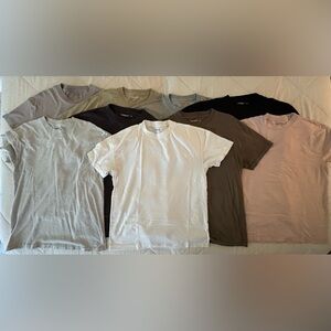 Abercrombie & Fitch - Soft A&F Essentials T-Shirts - Large - Set of 9